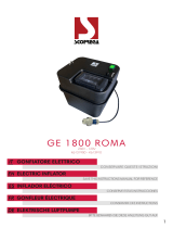 SCOPREGA GE 1800 ROMA Manuale utente