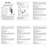 V TAC V-TAC VT-7622PIR Outdoor Wall Lamp Manuale utente