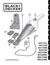 BLACK DECKER C115WA Handheld Vacuum Cleaner Manuale utente