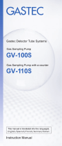 GASTEC CORPORATION GV-100 Manuale utente
