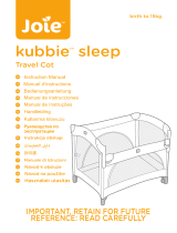 Joie KUBBIE SLEEP TRAVEL COT Manuale utente