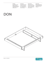 Micasa DON Bedroom Furniture Manuale utente