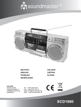 Soundmaster SCD1980 Manuale utente