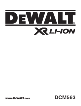 DEWALT XR DCM563 Manuale utente
