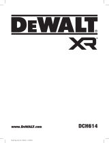 DEWALT XR DCH614 Manuale utente