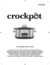 CrockPot CSC063X Manuale utente