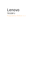 Lenovo TB328FU Istruzioni per l'uso