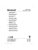 EINHELL TE-CD 18 Li Cordless drill screwdriver Istruzioni per l'uso