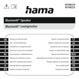 Hama 00188224, 00188225 Bluetooth Speaker Istruzioni per l'uso