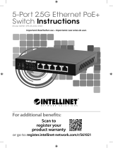Intellinet 561921 IPS-05-2.5G-55W Istruzioni per l'uso