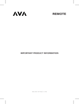 Ava RM-RX1 Istruzioni per l'uso