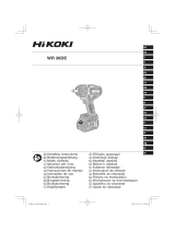 Hikoki WR36DE Li-ion Cordless Brushless MultiVolt IP56 Impact Wrench Istruzioni per l'uso