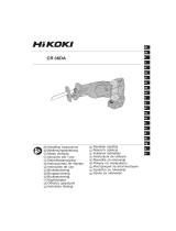 Hikoki CR 36DA Multi-Volt Reciprocating Saw Istruzioni per l'uso