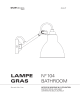 DCW editions Lampe Gras N° 104 Gras Wall Lamp Istruzioni per l'uso