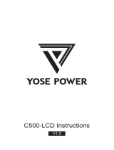 YOSE POWER C500-LCD Istruzioni per l'uso