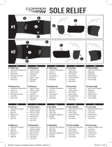Copper Fit Sole Relief Orthotic Istruzioni per l'uso