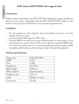 PNI UF400 Istruzioni per l'uso