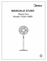 Midea FS40-18BR Stand Fan Manuale del proprietario