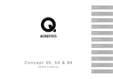 ACOUSTICS Concept 30 Standmount Speaker Manuale del proprietario