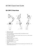 dji OM 5 Mobile Phone Gimbal Guida utente