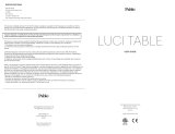 Pablo Luci Table and Floor Guida utente
