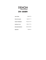 Denon DN-300BR Guida utente