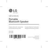 LG DXG7Q Series Portable Bluetooth Speaker Guida utente
