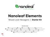 NanoleafNL52-K-7002HB-7PK Elements Wood Look Hexagons