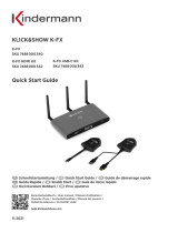 Kindermann KLICK&SHOW K-FX Wireless Conferencing System Guida utente