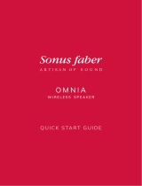 Sonus Faber OMNIA Wireless Speaker Guida utente