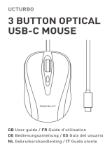Macally UCTURBO 3 BUTTON OPTICAL USB-C MOUSE Guida utente