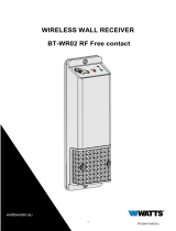 Watts BT-WR02 RF Wireless Wall Receiver Guida utente