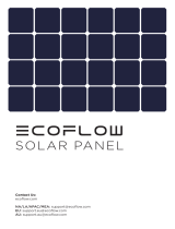 EcoFlow 110W Portable Solar Panel Guida utente