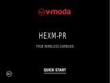 V-Moda v-moda HEXM-PR True Wireless Earbuds Guida utente