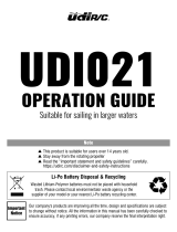 udiR C UDI021 Remote Control Boat Guida utente