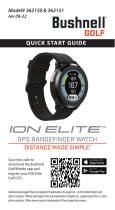 Bushnell GOLF 362150 ION Elite GPS Rangefinder Watch Guida utente