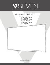 V7 IFP6502- Interactive Flat Panel 65 Inch 4K TV Guida utente