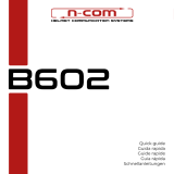 N-Com B602 Single Motorcycle Intercom Guida utente
