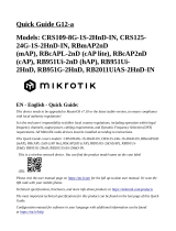 MikroTik CRS109 Guida utente