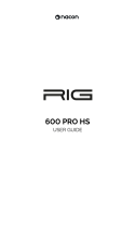 Nacon RIG600PRO_HS Guida utente