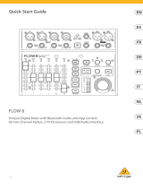 FLOW 8 8 Input Digital Mixer Guida utente