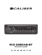 Caliber RCD 238DAB-BT Guida utente