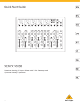 Behringer XENYX 1003B Guida utente
