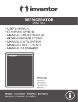 Inventor MP862W Mini Bar Refrigerator Manuale utente