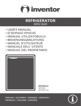 Inventor MP850S Refrigerator Mini Bar Manuale utente