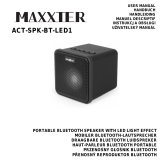 MAXXTER ACT-SPK-BT-LED1 Manuale utente