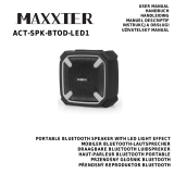 MAXXTER ACT-SPK-BTOD-LED1 Manuale utente