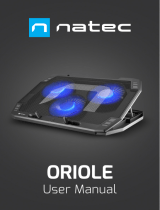 Natec ORIOLE Cooling Pad Manuale utente