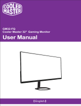 Cooler Master GM32-FQ 32 Inch Flat Gaming Monitor Manuale utente
