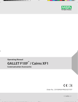 MSA Gallet F1XF Manuale utente